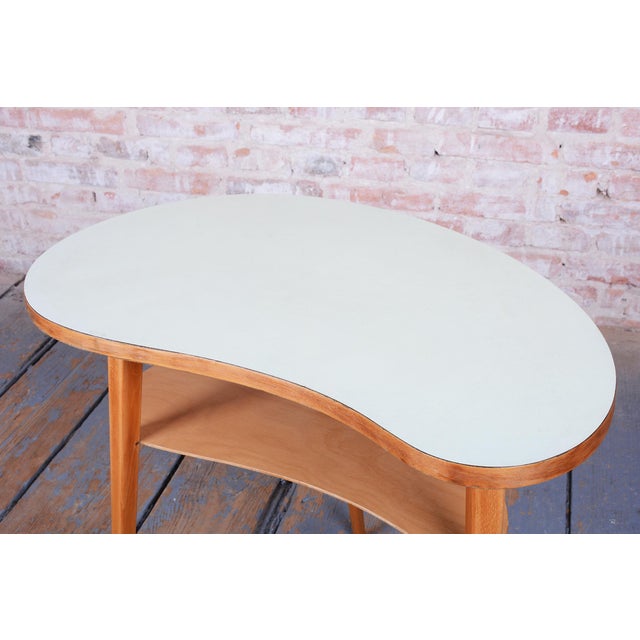 Mid-Century Modern Mid-Century Side Table in Beech and Plywood, Czech, 1950s For Sale - Image 3 of 9
