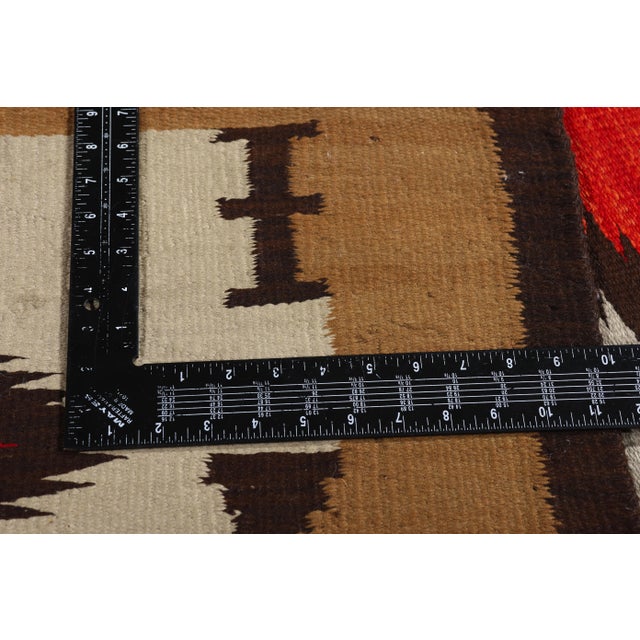 Textile Antique Southwest Modern Eye Dazzler Rug, 04'00 X 05'04 For Sale - Image 7 of 10