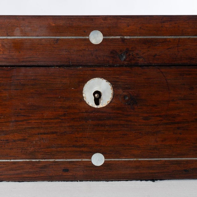 Victorian 19th Century Rosewood With Mother of Pearl Inlay For Sale - Image 3 of 18