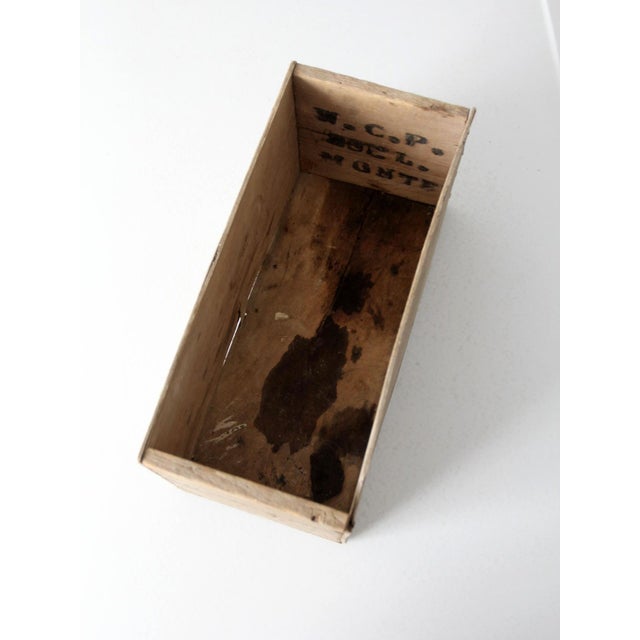 Vintage Derby Food Wood Crate For Sale - Image 10 of 11