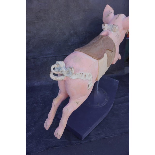 19th Century French Carousel Pig For Sale - Image 9 of 9