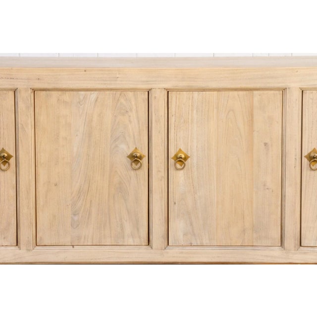 Long Reclaimed Elm Farmhouse Sideboard For Sale - Image 4 of 10