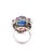 Bochic "Capri" Vintage Ruby, Tanzanite & Diamond Ring Set In 18K Gold & Silver For Sale In New York - Image 6 of 18