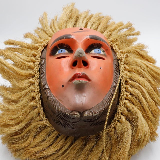 1960s 1960s Mexican Parachico Mask with Montera For Sale - Image 5 of 17