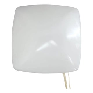 Milk Glass Wall Lamp, Czechoslovakia, 1970s For Sale