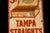American Vintage "Tampa Straights" Tin Litho Cigar Advertising Sign For Sale - Image 3 of 10
