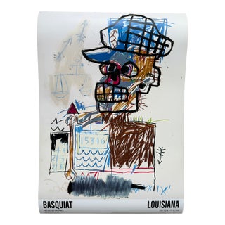 Jean Michel Basquiat (1960-1988), Untitled (Scale of Justice), 1982, Exhibition Poster For Sale