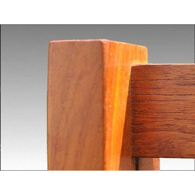 Danish Teak Mirror attributed to Aksel Kjersgaard, 1960s For Sale - Image 6 of 7