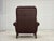Danish Armchair in Brown Furniture Leather, 1970s For Sale - Image 10 of 18