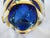C.1970s Italian Alessandro Mandruzzato, Hand Blown Faceted Murano Cobalt, Amber & Clear For Sale - Image 12 of 18