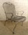 Metal Vintage Industrial Metal Chairs - A Pair For Sale - Image 7 of 8