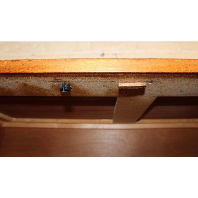 Mid-Century Teak Credenza W/ Louvered Front For Sale - Image 18 of 18