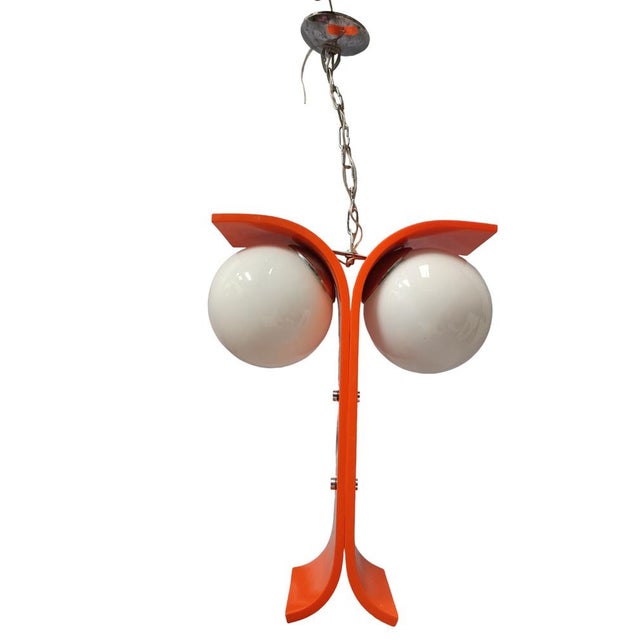 Vintage UFO Ceiling Light For Sale - Image 6 of 8