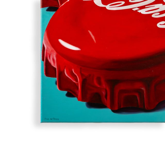 Rob De Vries, Coke\. after Coke\. after Coke, Oil on Canvas For Sale - Image 3 of 5