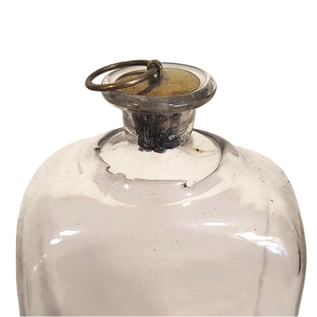 19th Century English Mahogany Traveling Bar Case 3 Bottle Liquor Decanter Box For Sale - Image 18 of 18