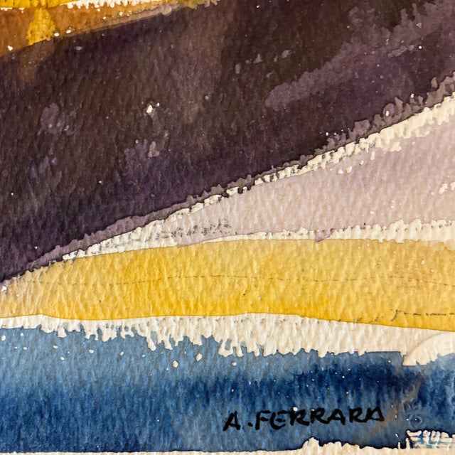 Original 15 x 22 painting on paper signed bottom right unframed