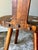 Vintage European Folk Art Hand-Painted Pine Stabelle Chair With Heart Cutout For Sale - Image 15 of 18