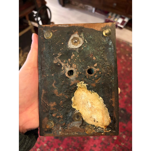 Early 21st Century Vintage Surrealist Bronze Sculpture of Kissing Mushroom People With Snail [Tv] For Sale - Image 5 of 8