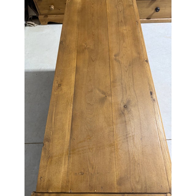 Antique Pine Dresser Base From England For Sale - Image 14 of 18