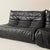 Ligne Roset Togo Black Leather 2 Seater Sofa by to Michel Ducaroy for Ligne Roset, 1970s For Sale - Image 4 of 9