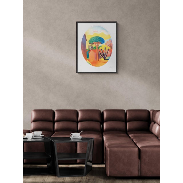 Salvo (Salvatore Mangione) Color aquatint on Hahnemühle paper 350 gr 80x60 cm signed and numbered by hand by the artist on...