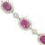 Contemporary 18k Pink Sapphire Bracelet For Sale - Image 3 of 3