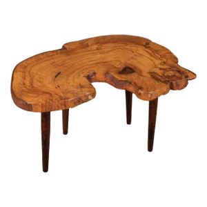 Roy Sheldon Yellow Birch Burl Coffee Table