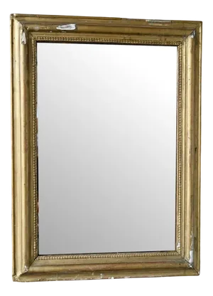 Large Antique Gilded Mirror
