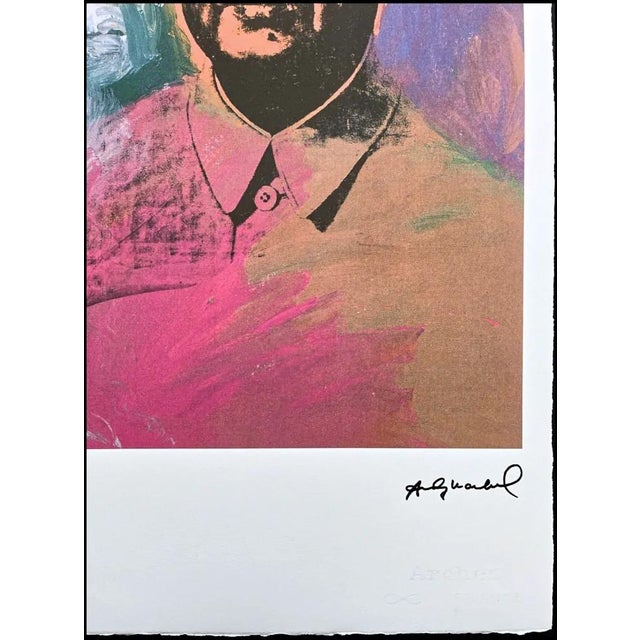 After Andy Warhol, Mao Zedong, 1980s, Lithograph For Sale - Image 4 of 7