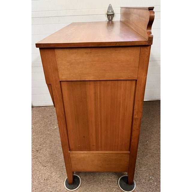 Wood Nice Antique Mid 19th Century Empire Chest of Drawers For Sale - Image 7 of 8