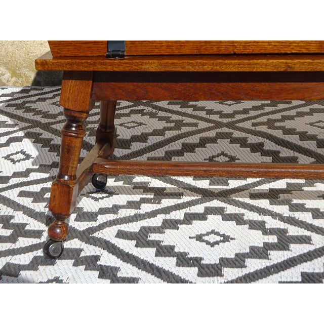 Kneading Trough on Casters, 1980s For Sale - Image 4 of 18