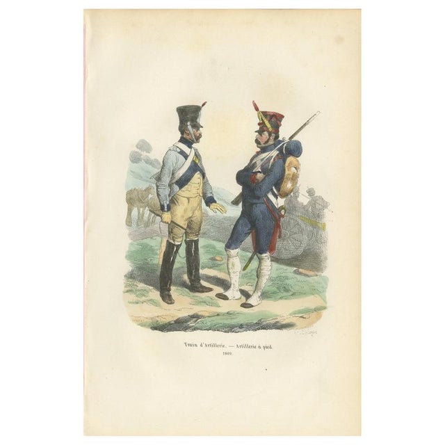 After Horace Vernet, Train of Artillery and Foot Artillery, 1843, Paper For Sale - Image 10 of 10