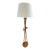 Vintage, Mid Century Modern Bamboo Floor Lamp For Sale