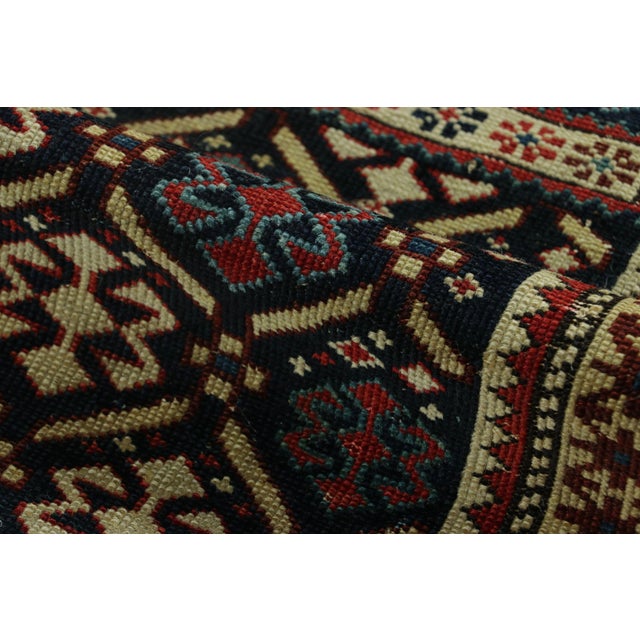 Antique Kuba Prayer Rug With Diamond Lattice - Rug & Kilim For Sale In New York - Image 6 of 7