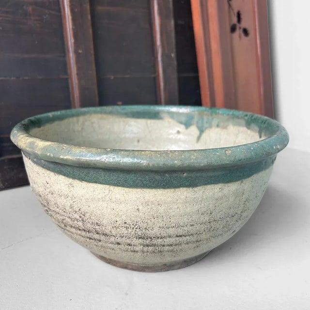Wabi-Sabi Aesthetic Organic Ceramic Bowl, Japan, 1930s For Sale - Image 4 of 14