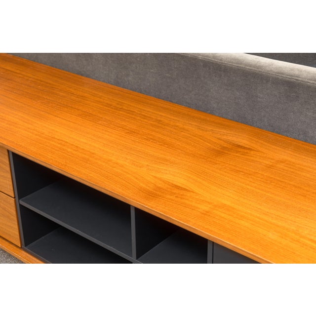 Mid 20th Century Contemporary Modern Treku Media Console Cabinet Mid Century Modern Style For Sale - Image 5 of 8