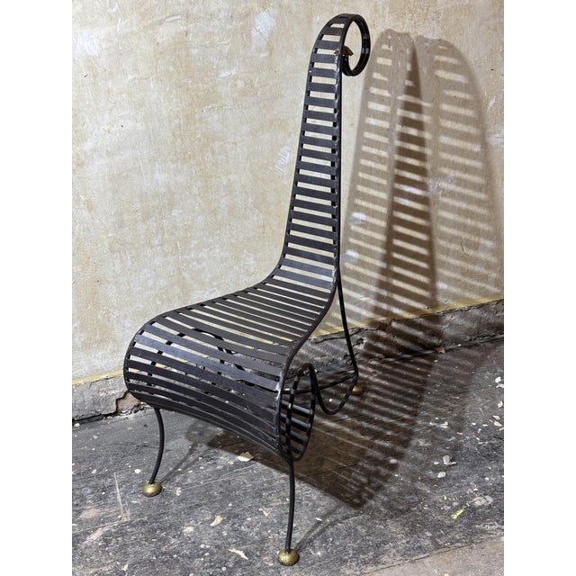 Spine Chair by Andre Dubreuil, 1986 For Sale - Image 3 of 10