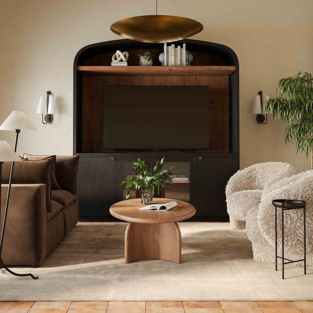 Transform your living space with the Marlow Entertainment Center, designed to make a statement with its sophisticated...