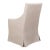 2020s Skirted Linen Dining Arm Chair by Loomlan For Sale - Image 5 of 7