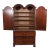1800 Dutch Marquetry Dome Top Linen Press on Bun Feet For Sale - Image 11 of 12