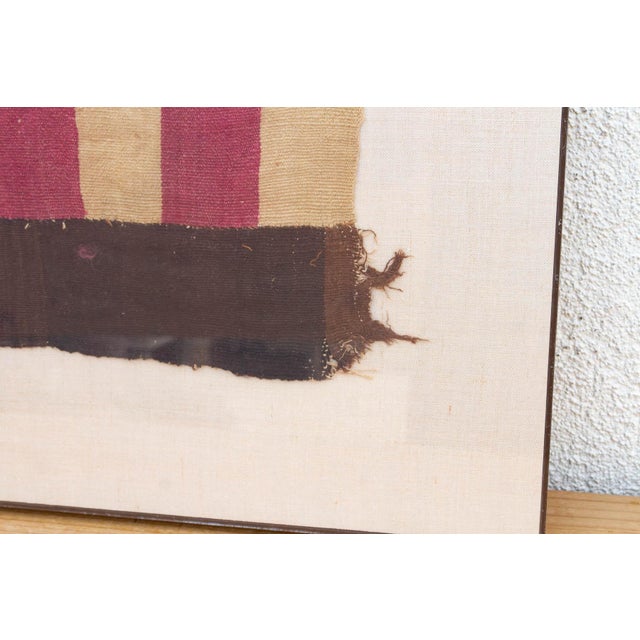 Nazca Block Stripe Pre-Columbian Framed Art For Sale In Los Angeles - Image 6 of 7