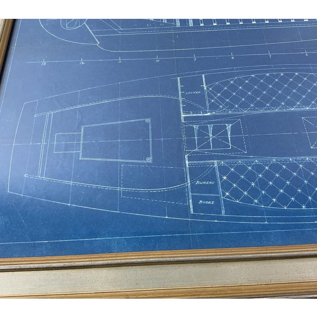 Paper Yacht Blueprint by John G Alden, 1931 For Sale - Image 7 of 8