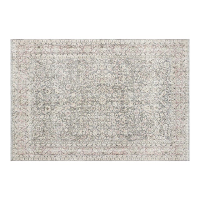 1960s Turkish Oushak Rug For Sale