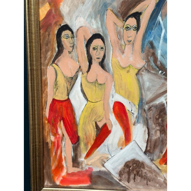 Roland Roos, Estraden, 2003, Oil Painting on Canvas, Framed For Sale - Image 4 of 18