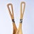 Early 21st Century Olivewood Serving Spoon Set With Bone Inlay Kenya For Sale - Image 9 of 12