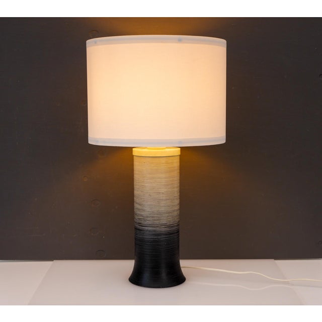 Large Monochrome Acrylic Table Lamp from Tranås Sweden, 1980s For Sale - Image 12 of 13