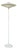Vintage Danish Beli Floor Lamp from Belid, 1980s For Sale