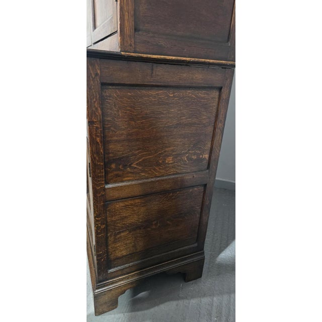 Georgian Oak Court Cupboard For Sale - Image 14 of 18