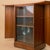 Mid-Century English Teak Bar Cabinet with Interior Lighting, Mirrored Back and Accessories, 1960s For Sale - Image 4 of 9