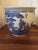 1970s Large Vintage Asian Blue & White Urn For Sale - Image 5 of 5
